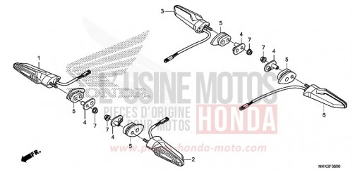 CLIGNOTANT CRF1000D2J de 2018